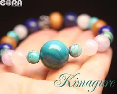 【限定1点モノ】店長の気まぐれシリーズ 5Aクリソコラ 5Aアマゼツ 4Aロイヤルブルームーンストーン 4Aラピスラズリ インド産白檀 4Aクリソコラ（ミントカラー） ブレスレット パワーストーン