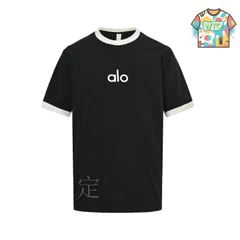 【今日WTO】ALO 25ss カラーブロック字母 T シャツ-OV17