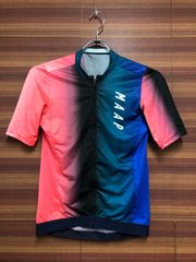 IA267 マープ MAAP プロフィットジャージ PRO FIT JERSEY 半袖 サイクルジャージ 総柄 S