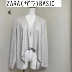ZARA ザラ BASIC レディース ボタンレス カーディガン 夏 紫外線対策 冷房対策 スウェード調 グレー 秋 上品 きれいめ 大人可愛い おしゃれ エレガント 涼しい 軽やか 羽織り 人気 ブランド シンプル デイリー 普段使い コーデ自在 お出かけ