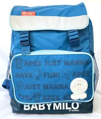 BABYMILO サンリオコラボ　リュック 青 キャラクター柄 Coleman☆サンリオ☆baby milo コラボ リュックサックブルー