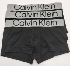 Calvin Klein (カルバンクライン)   ローライズボクサーパンツ ブラック 3枚セット メンズボクサーパンツ 男性下着 NB3074