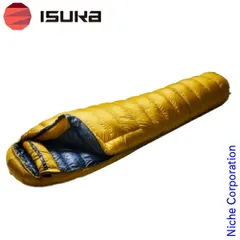 【美品】イスカ　ダウンシュラフ　エアプラス450 高品質820FP 春夏秋用 製品 - ISUKA - イスカ 寝袋・シュラフの専門メーカー -