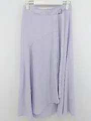 ◇ ◎ Bou Jeloud ブージュルード ロング ラップ巻き スカート サイズ38 パープル系 レディース P  【中古】 【1212090001778】のサムネイル
