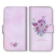 iPhone15ProMax ケース 手帳型 iPhone15 プロマックス スマホケース 携帯ケース 花束 ブーケ 花柄 お花 フラワー 水彩 綺麗 きれい 大人女子 ボタニカル 上品 カラー09