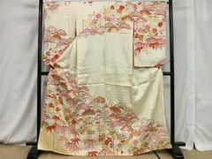 別誂二尺袖着物正絹袷真正アンティーク品 KIMONOMACHI 二尺袖着物 単品 「縞更紗 利休」 KIMONOMACHI