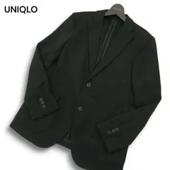 UNIQLO ユニクロ 通年★ ドライ コンフォート テーラード ジャケット Sz.M メンズ 黒