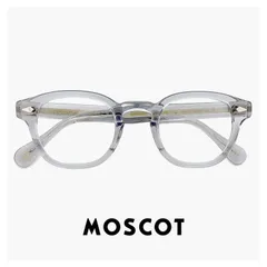 【新品】 MOSCOT LEMTOSH light grey モスコット メガネ レムトッシュ 46mm 眼鏡 メンズ レディース ユニセックス ブランド ボストン ボスリントン 型 セル ライト グレー フレーム ダミーレンズ発送