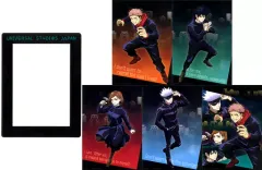 【中古】ポスター フレーム付きA5ミニポスターセット(5枚組) 「呪術廻戦」 ユニバーサル・スタジオ・ジャパン限定