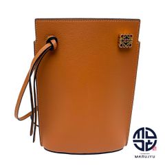 LOEWE ロエベ 茶系 ブラウン キャメル ダイスポケット ショルダーバッグ バック カバン 鞄 ブランド