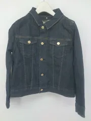 ◇ ◎ OPAQUE.CLIP オペークドットクリップ 2WAY 長袖 デニム ジャケット Gジャン サイズS ネイビー レディース P  【1301170002382】