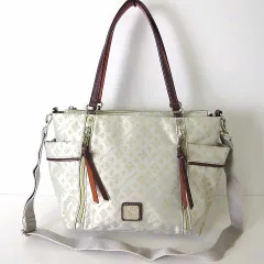 クリスチャンオリバー CHRISTIAN OLIVIER バッグ ショルダーバッグ 2way ロゴ モノグラム柄 ナイロン レザーハンドル ライトベージュ かばん 鞄 カバン