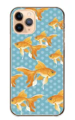 iPhone14 ケース カバー アイフォン14 スマホケース ハードケース 金魚 きんぎょ 魚 熱帯魚 夏 夏祭り 水玉 ドット おしゃれ 可愛い かわいい 綺麗 キレイ カラー03
