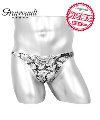 新品 未使用 FLOWER メンズ Tバック 別注カラー 517304【メール便】 ブラックホワイト