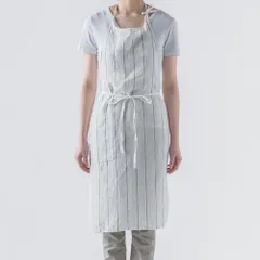 エプロン｜【Lino e Lina】リトアニアリネンのエプロン ミラ＊シリュス
