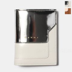 【新品未使用】MARNI マルニ 財布 二つ折り財布 サフィアーノレザー製 ウォレット PFMOQ14UQ1P0410