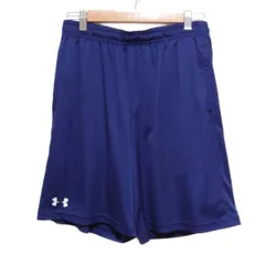 UNDER ARMOUR(アンダーアーマー) ハーフパンツ サイズMD レディース美品  - ネイビー ウエストゴム