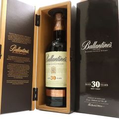 【お酒】Ballantine's VERY RARE スコッチウイスキー 30年 バランタイン 700ml ベリーレア 40% 箱 木箱 ◆送料込◆質屋-8713