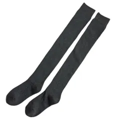 ニーハイソックス レディース サイハイ 靴下 裏起毛 暖か あったか 厚手 膝上 ロング丈 滑り止め 綿混 コットン 無地 冬 美脚 脚長効果 黒 白 赤 茶 紺 8867