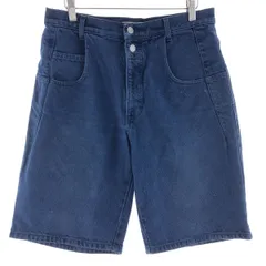 USA製 ゲス GUESS ハーフ デニム ジーンズ パンツ 短パン インディゴ 希少 MADE IN USA製 GUESS JEANS デニムハーフパンツ インディゴ