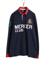 【お得なクーポン配布中!】 90s ポロ ラルフローレン 長袖 ラガーシャツ メンズ XL オールド ラグビー 長袖シャツ コットン ヘビーウェイト ナンバリング 大きいサイズ