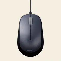 【在庫処分】有線 Mサイズ マウス 3ボタン BlueLED EPRIM エレコム ブラック M-Y8UBXBKのサムネイル
