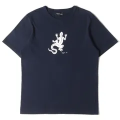agnes b. アニエスベー Tシャツ サイズ:2 21SS アイコングラフィック プリント クルーネック Tシャツ ネイビー 紺 日本製 トップス カットソー 半袖 ブランド カジュアル シンプル 着回し
