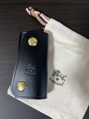 新品未使用】イルビゾンテ キーケース ヤキヌメ キャラメル