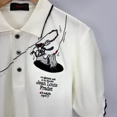 Jean Louis Fradet ゴルフ柄 エンブロイダリー 半袖ポロシャツ サイズⅬ 07052112 01のサムネイル