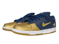 NIKE SB (ナイキエスビー) ×Supreme シュプリーム Dunk Low OG QS ダンク  スニーカー CK3480-700 26.0cm US8 メタリックゴールド  ネイビー メンズ/199