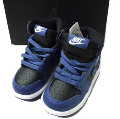 新品 NIKE ナイキ JORDAN 1 RETRO HIGH OG (TD) ジョーダン 1 ハイ OG トドラー AQ2665-404 6C(12cm) DK MARINA BLUE/BLACK-WHITE JORDAN BRAND スニーカー シューズ