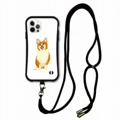 [iPhone11 アイフォン11] スマホショルダー付 アニマル柄 iPhoneSE 第3世代 第2世代 i-coronケース アイフォン 15 Pro Plus Pro Max 14 13 スマホケース カバー 肩掛け 斜め掛け ウェルシュ コーギー 犬 