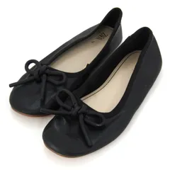 ザラ バレエシューズ サブリナシューズ 靴 黒 キッズ 女の子用 34サイズ ブラック ZARA 【中古】