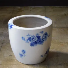 希少ノリタケ則武日陶火鉢陶器竹時代物白オールドノリタケ