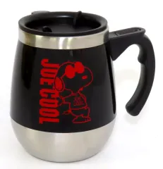 【中古】マグカップ･湯のみ ジョー・クール(ブラック) ステンレスマグタンブラー 「PEANUTS(SNOOPY)」