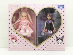【未開封品】リカちゃん×サンリオキャラクターズ My Melody Sweet Pink Style-マイメロディ スウィートピンクスタイル-&Kuromi Spicy Black Style-クロミ スパイシーブラックスタイル-(056)