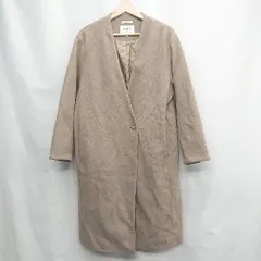 ◇ ⊇ Niko and… ニコアンド 無地 長袖 ウーリーテックジャケットコート サイズ3 ブラウン系 レディース E  【1505130013160】