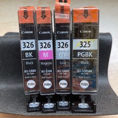 キヤノンCanon BCI-326+325/6MPシアン・イエロー欠品4個セット
