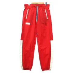 プーマ PUMA 美品 DREAM SHAKE WARMUP PANTS ナイロンパンツ ジョガーパンツ タイガーロゴ 赤 レッド Mサイズのサムネイル
