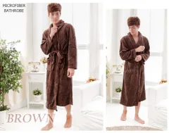 バスローブ ブラウン 茶色 M-L メンズ レディース ふわふわ タオル地 ワンオペ 男女兼用 ガウン ルームウェア リラックス 着る毛布 ママ 子育て お風呂上がり 部屋着 あったか ギフト プレゼント 速乾 ロング マシュマロ バレンタイン エステ