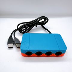 TURBO機能＆ホーム機能ゲームキューブコントローラ接続タップ 対応 Nintendo Switch WiiU PC