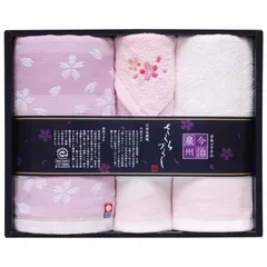 日本名産地タオル 今治×泉州さくらづくしタオルセット (TMS3008805)