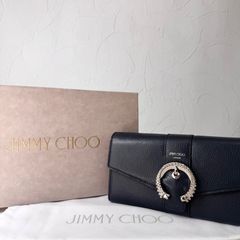 JIMMY CHOO クラッチバッグ グリッター ストラップ付 - メルカリ