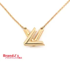 ルイヴィトン ネックレス・GO-14 ゴールドカラー LV ツイスト M01729
