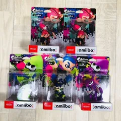 amiibo アミーボ スプラトゥーン3対応 5種類セット ニンテンドースイッチ