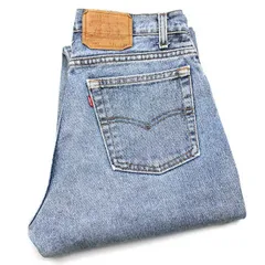 90s USA製 Levi'sリーバイス 550 デニムパンツ W31 L34★SDP635 オールド ジーンズ テーパード ルーズ ワイド バギー ストーンウォッシュ