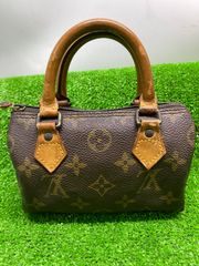 ●ルイヴィトン(LOUIS VUITTON)　モノグラム　ミニスピーディ　M41534　ミニボストンバッグ　ファスナー持ち手部分破損　バッグ持ち手革亀裂あり　使用感かなりかり　現状お渡し　中古