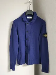ストーンアイランド ネイビー カーディガン2024年秋モデル