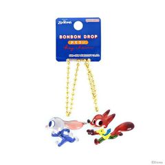 ズートピア（ニック・ジュディ）　ディズニー　ボンボンドロップ　キーチャーム　4901770797823　サンスター文具　キーホルダー