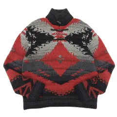 RALPH LAUREN ラルフローレン 90's Polo by Ralph Lauren ハンドニット カウチン プルオーバー トップス メンズ ウール混 マルチカラー XL